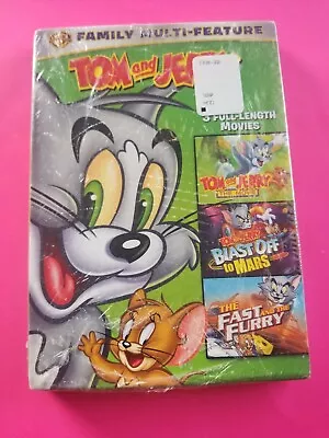 NEW - Tom And Jerry The Movie / Blast Off To Mars / The Fast & The Furry - DVD • $7.88