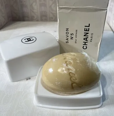 RARE Chanel Vintage Savon No 5 Luxury Travel Soap 120g  42 Oz  IN STOCK Japan • $169.26