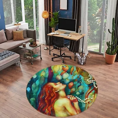 3D Painted Mermaid Fish ZHUA2846 Game Non Slip Rug Mat Photo Carpet Amy • $11.74