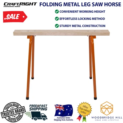 $65.25 • Buy Craftright Folding Metal Leg Saw Horse