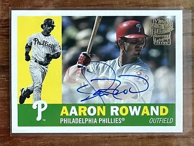 Aaron Rowand Auto Philadelphia Phillies 2022 Topps Archives Fan Favorites • $7.99