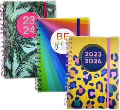 £5.99 • Buy 2023-24 Academic A5 Day A Page Diary PVC Spiral Wire Bound Student Teacher Diary