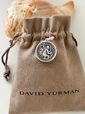David Yurman Sterling Silver Saint Christopher Petrvs Men's Pendant Amulet • $275
