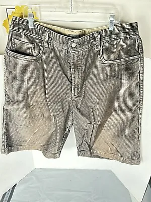 Quiksilver Corduroy Shorts Mens Size 38 Brown Vintage Waterman Surf Skater Y2K • $39.99