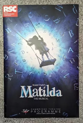 Matilda The Musical Official Theatre Programme February 2013 In Excellent... • $8.09