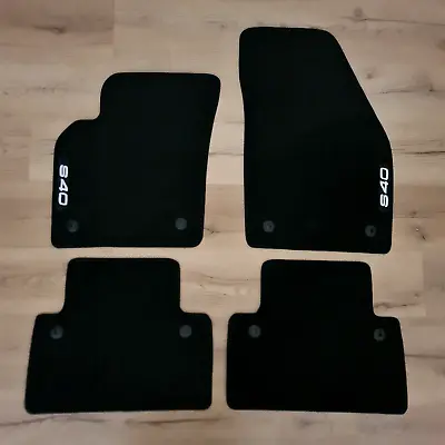 Car Floor Mats Velour For Volvo S40 04-2012 Waterproof Black Carpet Auto Liners • $46.89