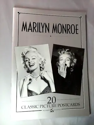 Marilyn Monroe 20 Classic Picture Postcards Book 1993 • $9.95