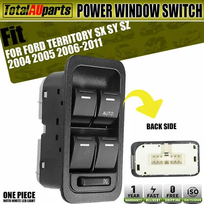 Electric Master Window Switch For Ford Territory SX SY SZ TX White Illumination • $29.99