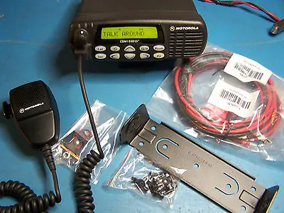 Motorola CDM1550 LS+ UHF 450-527MHz 25 Watt AAM25SHF9DP6AN 160 Channel Tested • $195