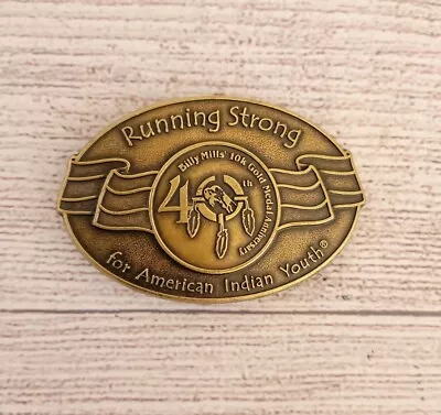 Running Strong For American Indian Youth 40 Anniversary Belt Buckle Billy Mills • $7.99