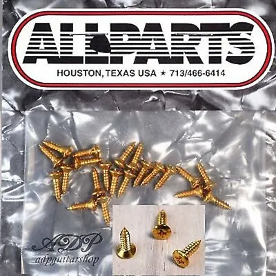 20 Screw Pickguard Format Gibson 25 X 10 MM Sg Screws - Gold • $32.81