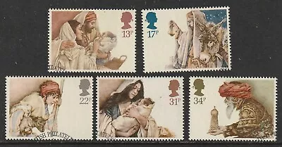 GB 1984 Christmas SG 1267-1271 Used (Combined Postage) • $1.25