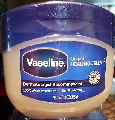 NEW Vaseline 100% Pure Petroleum Jelly Skin Protectant Healing  ONE BIG 13oz Jar • $11.94