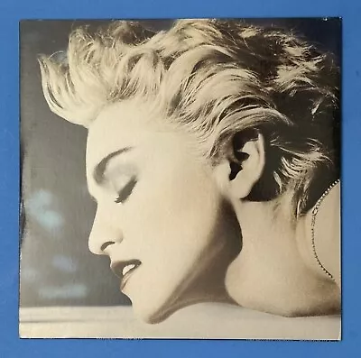 MADONNA - True Blue (1986 Vinyl Sire) Marked Future Disc Org Sleeve And Poster • $45