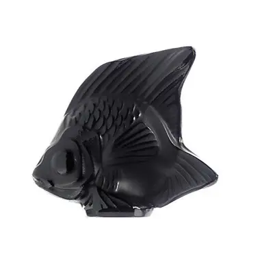 Lalique Crystal (Brand New) Fish Sculpture Colour & Code : BLACK 3000100 • £95