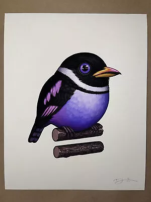 MIKE MITCHELL FAT BIRDS BLACK AND YELLOW BROADBILL DISCORD VARIANT Rare /111 • $200