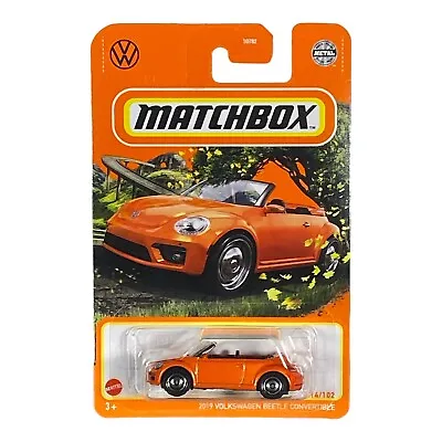 Matchbox 2019 Volkswagen Beetle Convertible - Matchbox Series 14/102 • $2.56