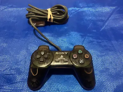 PlayStation 1 OEM Controller Smoke Gray (Sony) | TESTED • $20.99