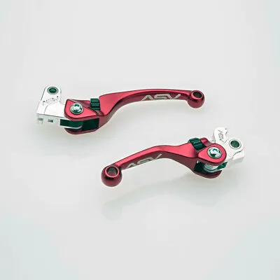 2021-2024 Honda CRF450R / RX / RWE ASV F4 Brake & Clutch Lever PAIR PACK Red • $175