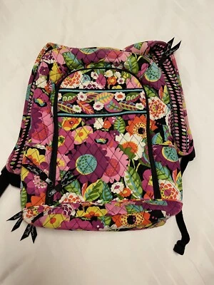 $10 • Buy Vera Bradley  Va Va Bloom Laptop Backpack