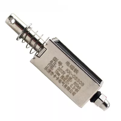 12V/24VDC Long-stroke Solenoid Electromagnet Electric Magnet Push-Pull Actuator • £11.96