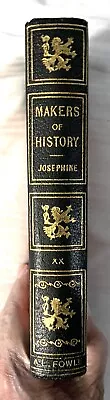 1906 Leather Makers Of History Josephine Illustrated Ed. Fowle Vol XX • $19.95