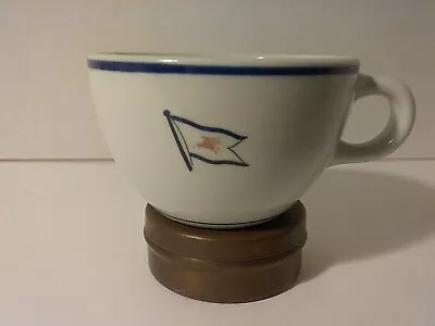 Vtg Shenango China Mobil Gas Restaurantware Cup Flying Pegasus Horse In Flag • $40