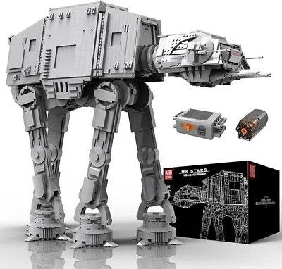 Mould King 21015 Star Wars Toy MOC Movie 6919+ PCS Scale Motorized AT-AT Set • $199.99