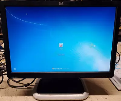 HP -L1908W -19  Inch 16:9 LCD Monitor Power & VGA Cable -Works • $19.99