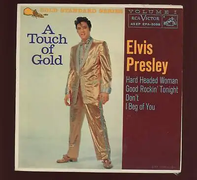 Elvis Presley Touch Of Gold Volume I On RCA EPA 5088 Orange Label EP 45 W Cover • $111.99