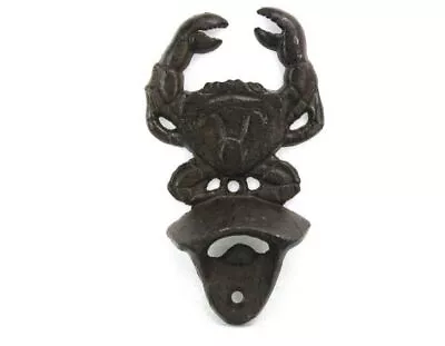 [Pack Of 2] Cast Iron Wall Mounted Crab Bottle Opener 6" • $46.05