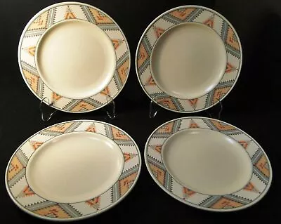 Mikasa Santa FE Salad Plates 8 3/8  CAC24 Intaglio Southwest Set Of 4 Excellent • $29.99