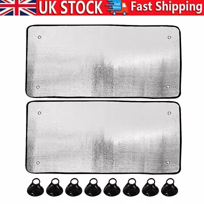 Fit Vw T5/t6 Transporter Internal Thermal Window Blinds Side Middle 2pcs Set • £11.69