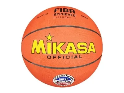 MIkasa Basket Ball Sport Resist SIZE 7 Rubber Basketball • $15.77