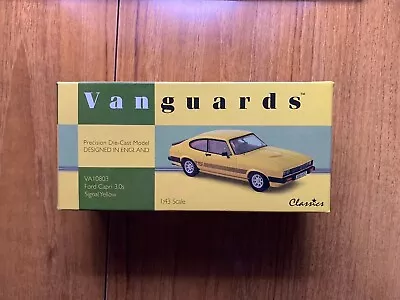 Vanguards Corgi 1:43 Ford Capri 3.0s Signal Yellow VA10803 • £42.50