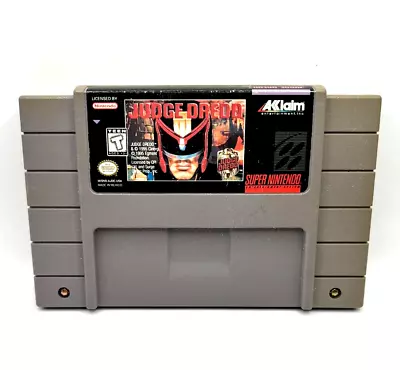 Judge Dredd (Super Nintendo Entertainment System 1995) Cartridge Only • $16.95