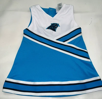 $20.39 • Buy NFL Team Apparel Carolina Panthers Toddler Girl Cheerleading Cheer Dress Size 2T