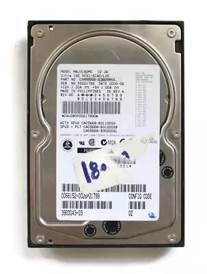 18.2GB Ultra160 SCSI SCA2 LVD MAJ3182MC CA05668-B31000SU 5404177-01 • $95