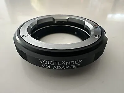 Voigtlander VM E-Mount Adapter For Leica M Lens Sony Body Mint • $84
