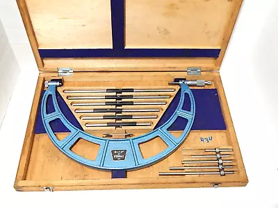 Fowler 6 -12  Interchangeable Anvil Micrometer Set 52-401-222 • $274.95