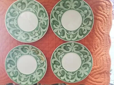 Villeroy & Boch Arabesco Saucers Switch Summerhouse Green • $39.99