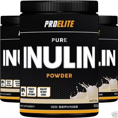 PROELITE Nutrition Inulin Powder Fructo-Oligosaccharide (FOS) 250g / 500g • £10.99