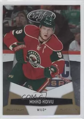 2010-11 Certified Platinum Gold /25 Mikko Koivu #71 • $15.49