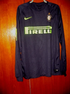 £9.99 • Buy INTER MILAN Football Shirt Nike 2017 Away Size XL 44/46 ICARDI 9 Long Sleeves