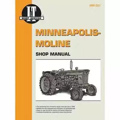 I&T Shop Manual Collection Fits Minneapolis Moline Fits Massey Ferguson • $61.44