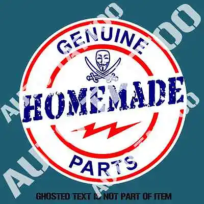GENUINE HOMEMADE PARTS Decal Sticker Illest JDM HOT ROD RALLY DECALS STICKERS • $5.50