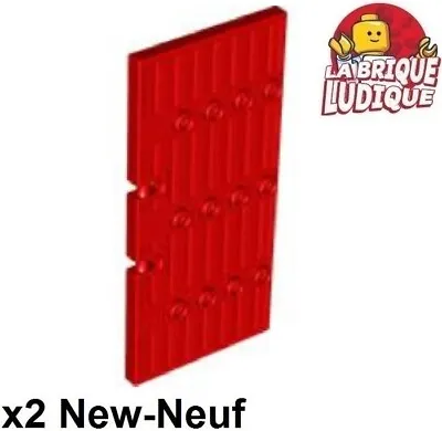 Lego 2x Door Ring 1x5x8 1/2 Stockade Men's Leather Palisade Great Wood Red/Red • $4.30