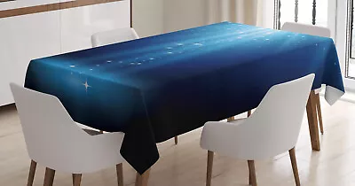 Magic Tablecloth Star Night Vibrant Blue Tones • £15.99