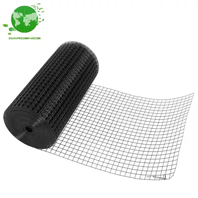1inch 24'' X100' Black Vinyl Coated Welded Fence Mesh For Home And Garden Fence • $65