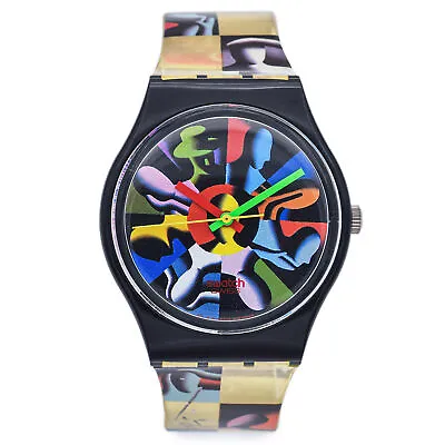 Vintage Swatch 'Twelve Apostles' GB156 Men's Quartz Watch Signed Mark Kostabi • $195